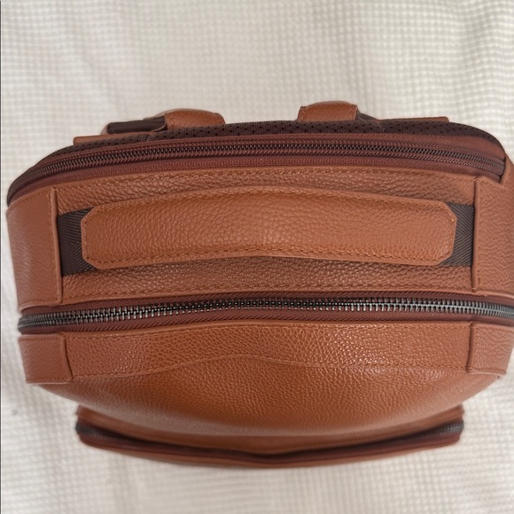 COLE HAAN -  Tan Leather Backpack - Picture 4 of 8